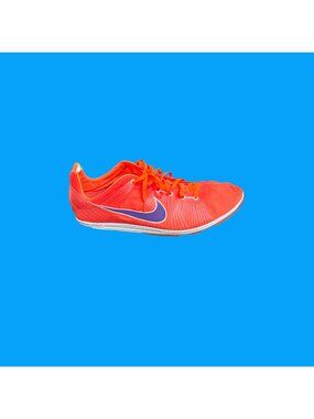 Nike Men’s Track Spikes Team‑Issued Red Purple Racing Flats Size 11.5